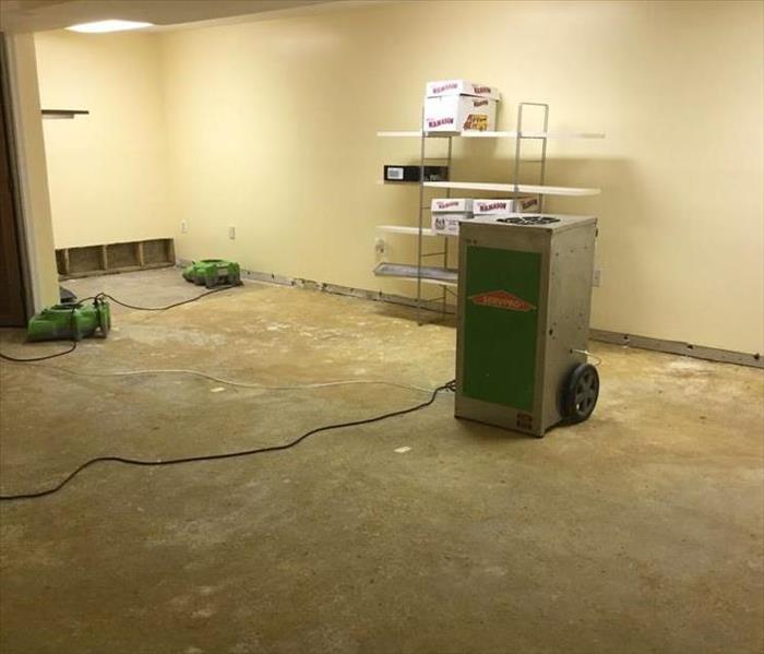 Water Damage to Basement in Secane, PA SERVPRO of Media and SERVPRO of Central Delaware County