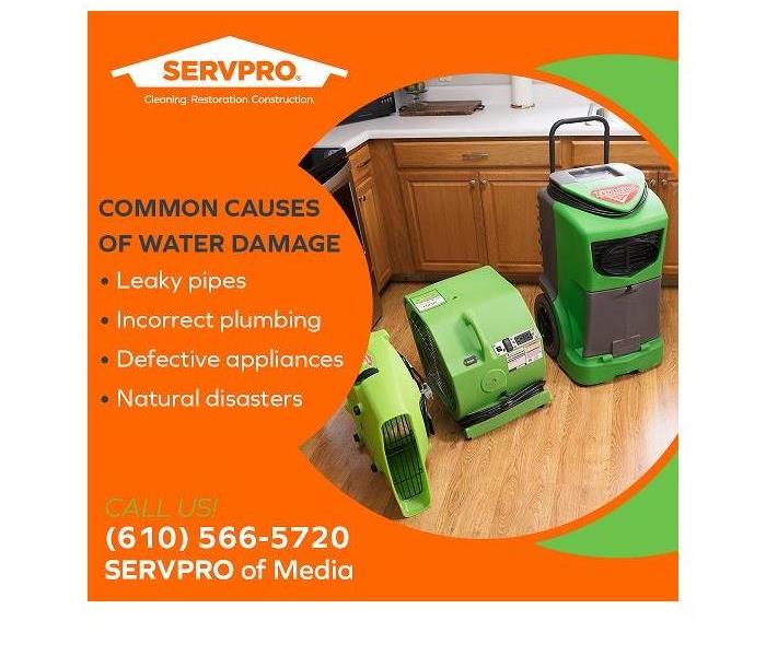 SERVPRO restoration equipment