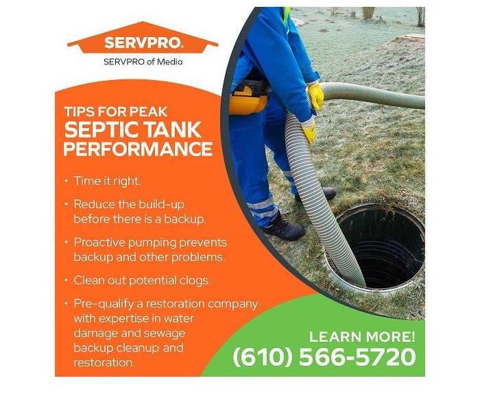 Septic system being pumped